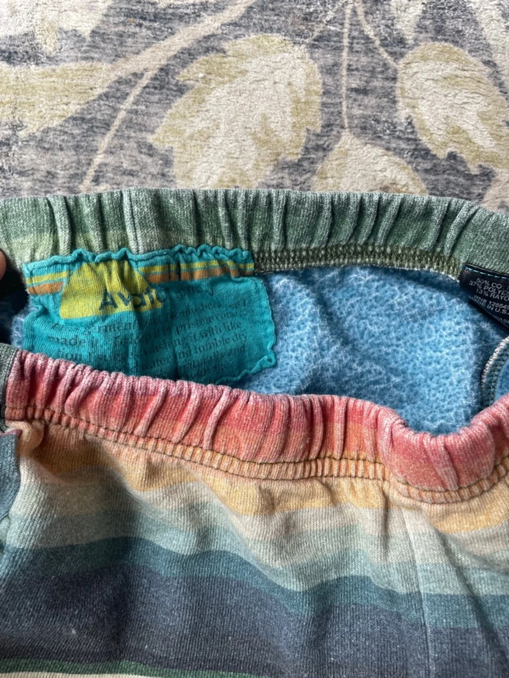 Aviator Nation Kids Rainbow Serape Shorts Pockets 14 - Picture 7 of 9